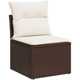  6-delni set vrtnega kavča z blazinami Rjava Poli Ratan, (22093332) | Shoptok.si