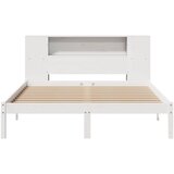  s regalom z knjige bez madraca bijeli 135x190cm borovina | shoptok.hr