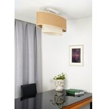  Duolla - Plafonski luster DOUBLE OVAL YUTE 2xE27/15W/230V braon/krem | Eponuda.com