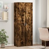  Visoka komoda dimljeni hrast 70x35x180 cm konstruiranog drva | shoptok.hr