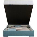 CARRYHOME POSTELJA Z VZMETNICO 90 cm x 200 cm , tekstil barve petroleja | Shoptok.si