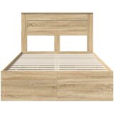  Krevetna konstrukcija s ladicama Sonoma hrast 120 x 190 cm | Eponuda.ba
