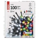 Emos LED božična veriga 2v1, 10 m, zunanja in notranja, hladna bela/večbarvna, programi D4AJ01 | Shoptok.si