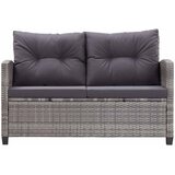  6-dijelni set vrtnih sofa od poliratana s jastucima tamnosivi | shoptok.hr