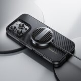 Benks Montage Magnetic Armor Pro Kevlar maska s metalnim okvirom za iPhone 16 Pro crna | shoptok.hr