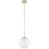Brilagi Viseći luster na sajli STELLA 1xE27/60W/230V prečnik 18 cm bež/zlatna | Eponuda.com