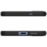 Spigen Liquid Air silikonski ovitek za Samsung Galaxy S25 5G črn | Shoptok.si