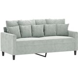 Maison Chic Dvosed kavč - Sofa - Kanape svetlo siv 140 cm žamet, (21726936) | Shoptok.si