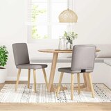 vidaXL Jedilni stoli 2 kosa taupe blago | Shoptok.si
