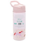 Rex London Svijetlo ružičasta dječja boca od nehrđajućeg čelika 500 ml Unicorn – | shoptok.hr