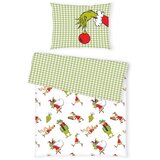 THE GRINCH POSTELJNINA GRINCH 140/200 cm saten večbarvno Slike