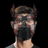 Lovetoy Rebellion Reign Howl Pup Mask Black-Brown Cijene