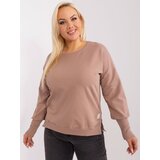 RELEVANCE Blouse-RV-BZ-9144.37-dark beige | Shoptok.si