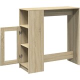  Barski stol s držačima boja hrasta sonome 101x40x103,5cm drveni | Eponuda.ba