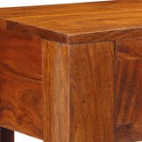 vidaXL Konzolni stol 80x35x75 cm puno drvo bagrem | shoptok.hr