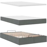 vidaXL okvir za krevet s madracima tamnosivi 120x190 cm baršunasti | shoptok.hr