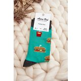 Kesi Hamburger Men's Green Socks Cene