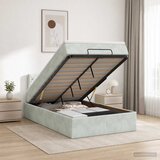  od pjene s madracem i LED-om Svjetlosiva 120 x 200 cm | shoptok.hr