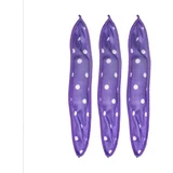 3-delni komplet trakov za kodranje las brez vročine za mehke valove Purple, (21755994)