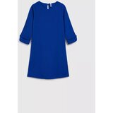 Marisse Trapeze Dress With 3/4 Sleeves, Blue | ePonuda.com