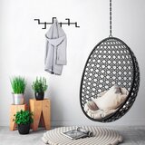 Lessentiel Maison Zidna vešalica Strip, 60x16cm, Crna | ePonuda.com