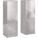  Stalak za biljke 2 pcs Srebrno 24 x 24 x 75 cm Nehrđajući čelik | shoptok.hr