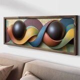 WALLXPERT LAC011-120 Multicolor Decorative Framed MDF Painting | Eponuda.com