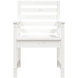  Vrtne stolice 2 kom bijele 60x48x91 cm masivna borovina | shoptok.hr