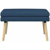  Klupa s dvostrukim slojem Plava 80 x 40 x 47 cm Tkanina | shoptok.hr