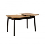 Hanah home trpezarijski sto oliver open karina black | ePonuda.com