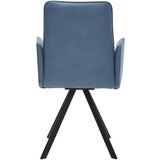 Cantus NASLANJAČ, kovina, tekstil črna, svetlo modra | Shoptok.si