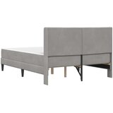  Okvir kreveta s madracem Svjetlosiva 120 x 190 cm Baršun | shoptok.hr