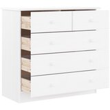  Ladičar ALTA bijeli 77 x 35 x 73 cm od masivne borovine | Eponuda.ba