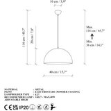 Opviq Luster Kure-40-Mr-722-1, 40x40x116cm, IP20, Zlatna | Eponuda.ba