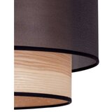  Duolla - Visilica na sajli WOOD BOHO 1xE27/15W/230V prečnik 45 cm crna/bež | Eponuda.com