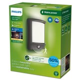 Philips LED senzorska zunanja stenska svetilka Samondra (3,8 W, Barva svetlobe: Toplo bela, IP44) | Shoptok.si