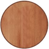vidaXL Preproga okrogla rjava 100 cm bambus, (21234514) | Shoptok.si