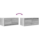 vidaXL TV omarica siva sonoma 60x31x25,5 cm inženirski les | Shoptok.si
