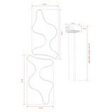 Opviq duple artisan white body white light beli luster | ePonuda.com