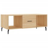 Maison Chic Klubska mizica - kavna mizica - Nizka mizica sonoma hrast 102x50x40 cm inženirski les, (21752164) Cene