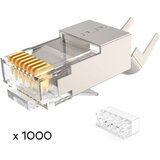  Konektor RJ45 metal CAT 7 1000 kom (plastic normal) | ePonuda.com