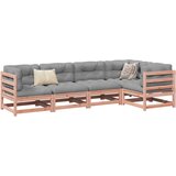 vidaXL 5-dijelni set vrtnih sofa s jastucima masivno drvo duglazije Cijene