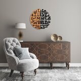 Wallity Zidna dekoracija i Love My World - 330, 56 cm, Crna | ePonuda.com