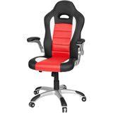 MID.YOU Gaming Stol Game Sport, Črna, Rdeča, Bela | Shoptok.si