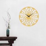 Wallity Zidni sat Metal Wall Clock 21, 48x48 cm, Žuti Cene