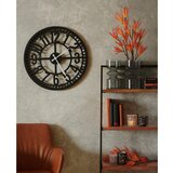 Ambia Home STENSKA URA črna 60 cm | Shoptok.si