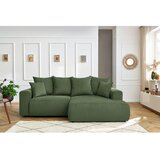 Bobochic Paris Zelena baršunasti kutna garnitura Enjoy – | shoptok.hr