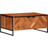 vidaXL Klubska mizica 90x55x40 cm trden akacijev les, (21323843) | Shoptok.si