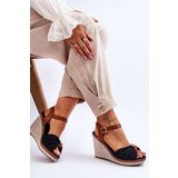 Boto Women's Wedge Sandals With Decoration Black Candice | Shoptok.si