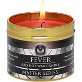 Master Series Fever - parafinska svijeća za tijelo - crvena (120g) | shoptok.hr
